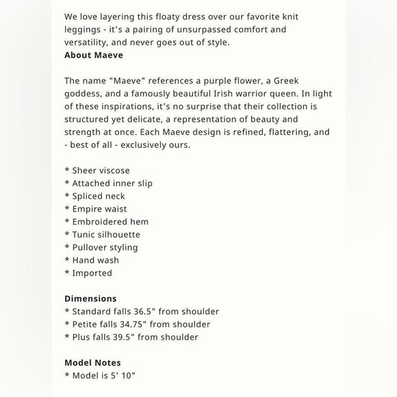 Anthropologie Maeve Adrian Sheer Tunic Dress Small - Picture 2 of 9